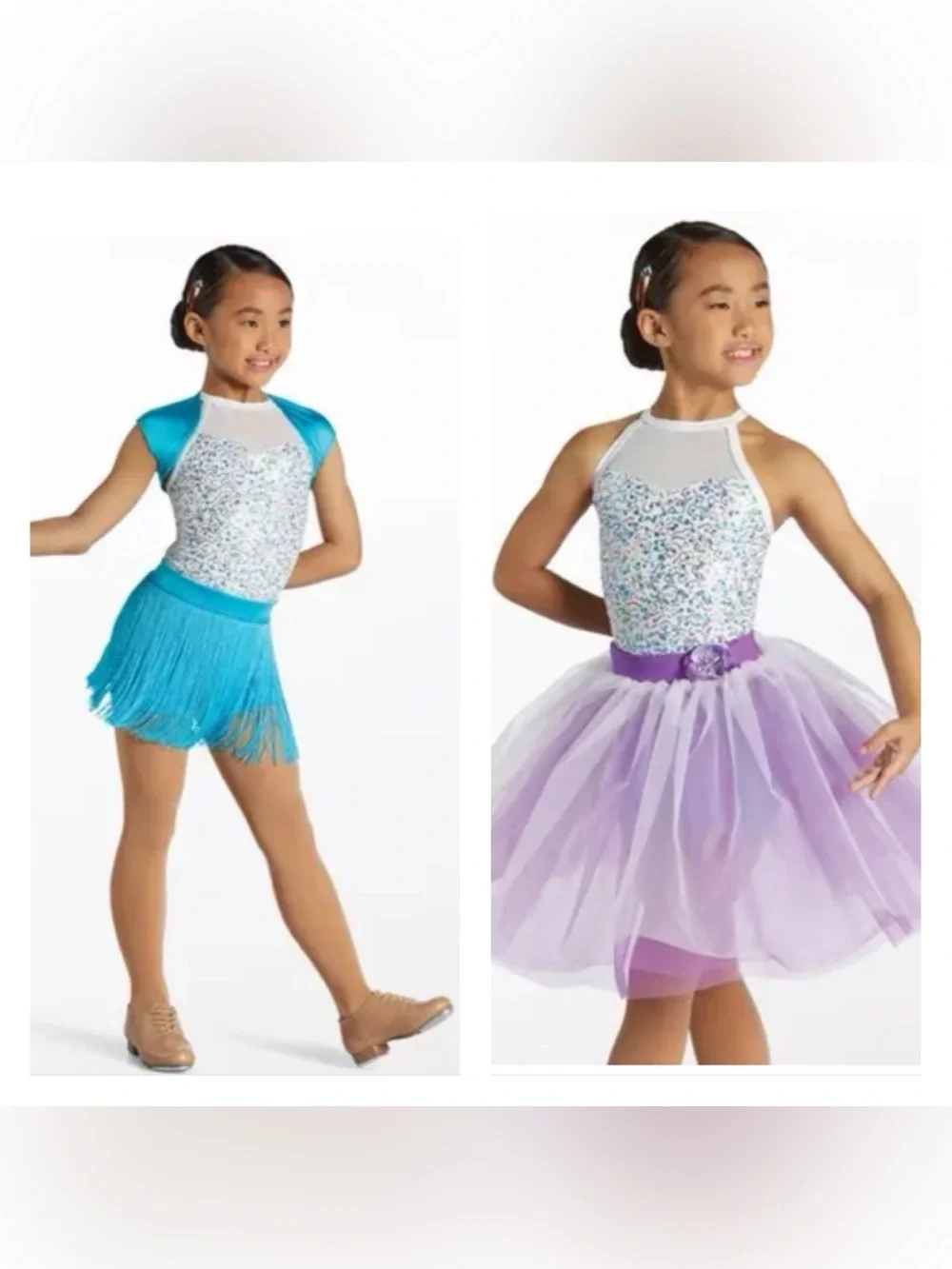 Weissman Showtime Stand Back #16256 Dance Costume SC Child Small 4-Piece